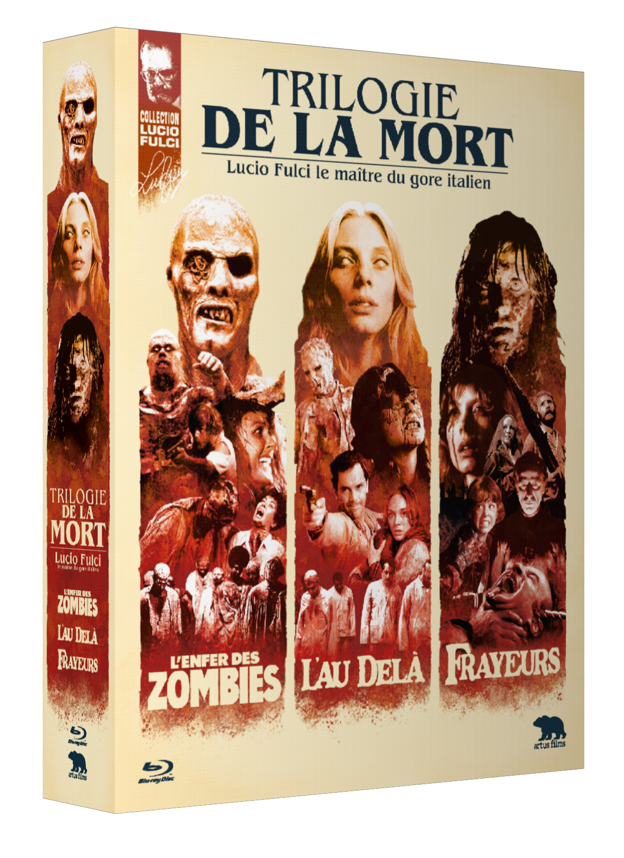 Lucio Fulci - La Trilogie de la mort : L'Enfer des zombies + L'Au-delà + Frayeurs