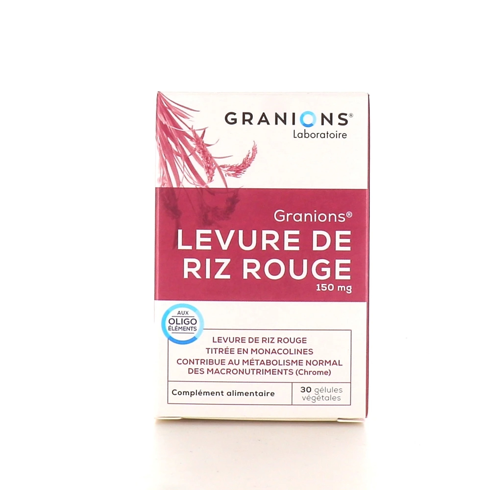 Granions Levure De Riz Rouge 30 gélules