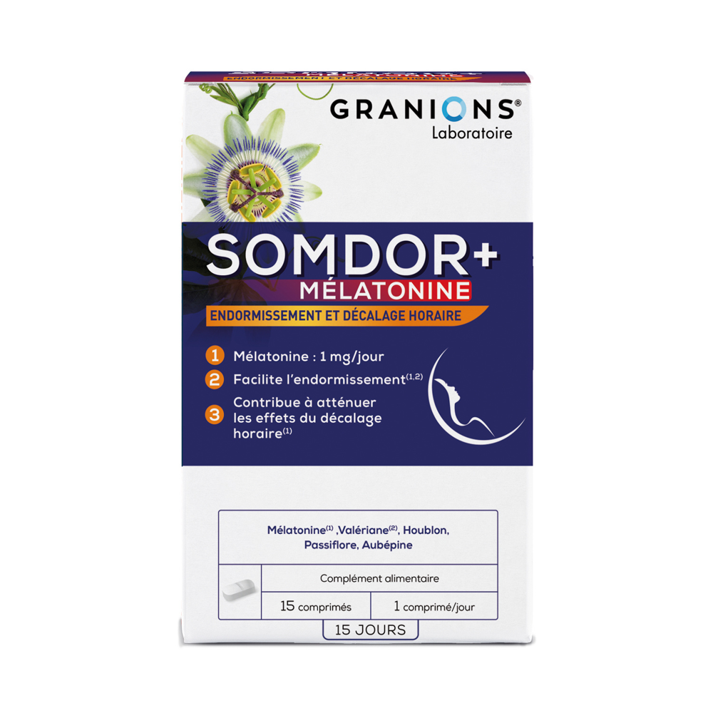 Granions Somdor+ Mélatonine 15 comprimés