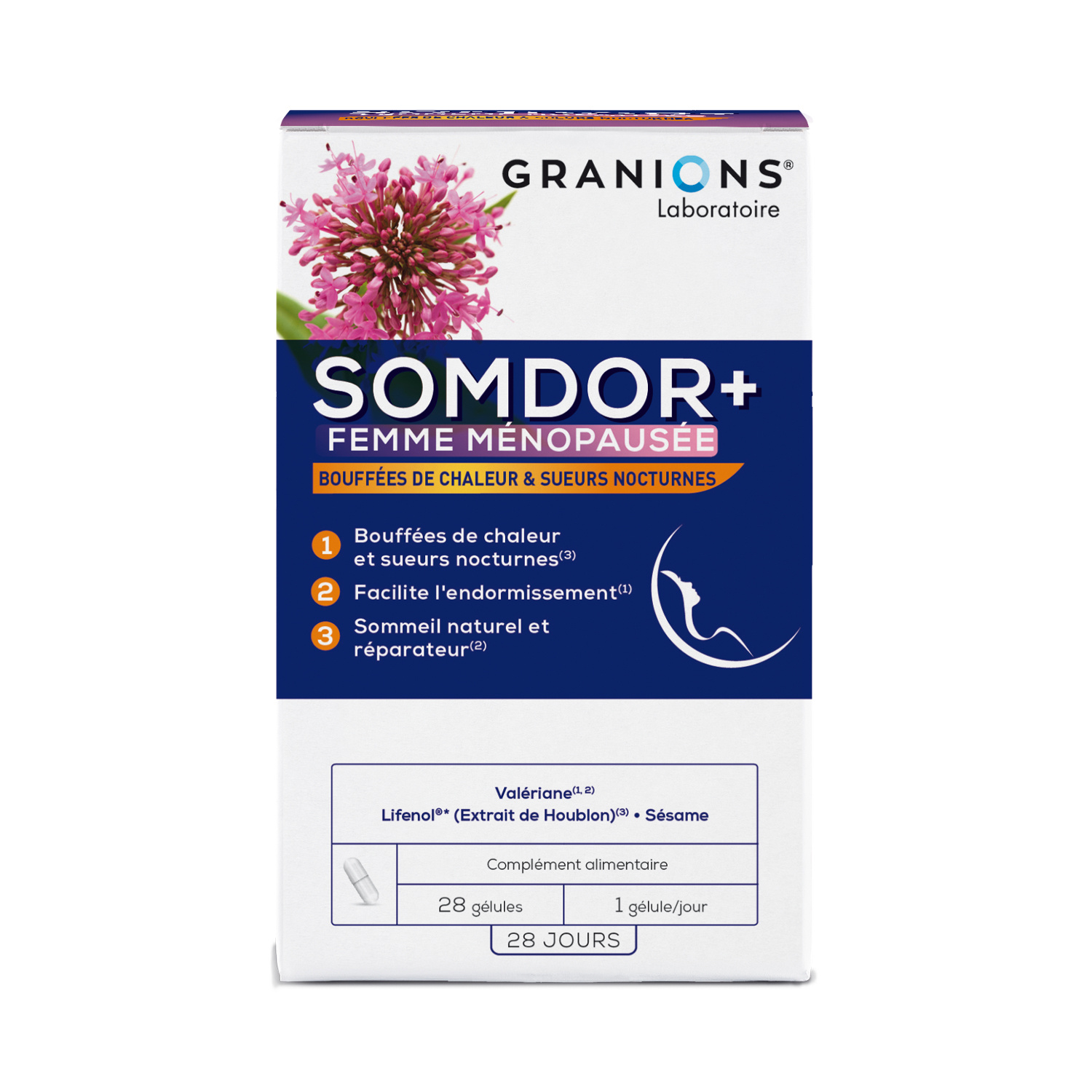 Granions Somdor+ Femme Ménopausée 28 gélules