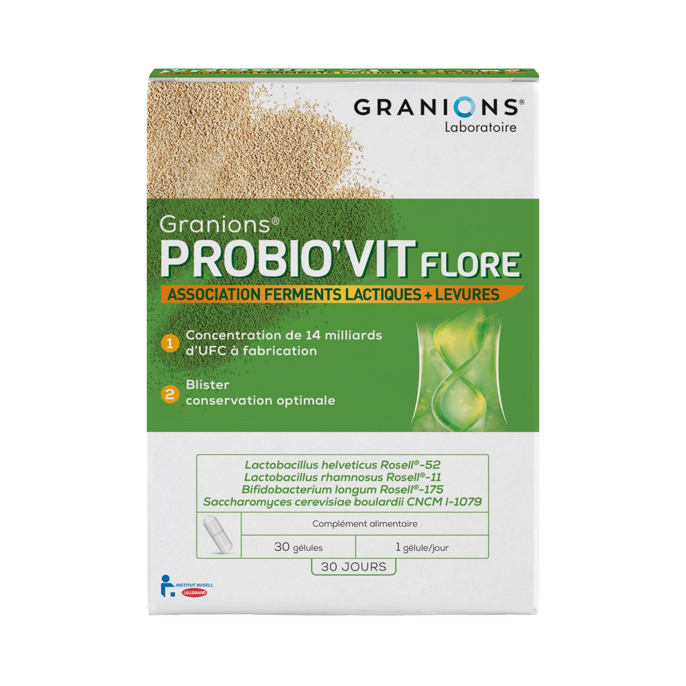 Granions Probio'Vit Flore 30 gélules