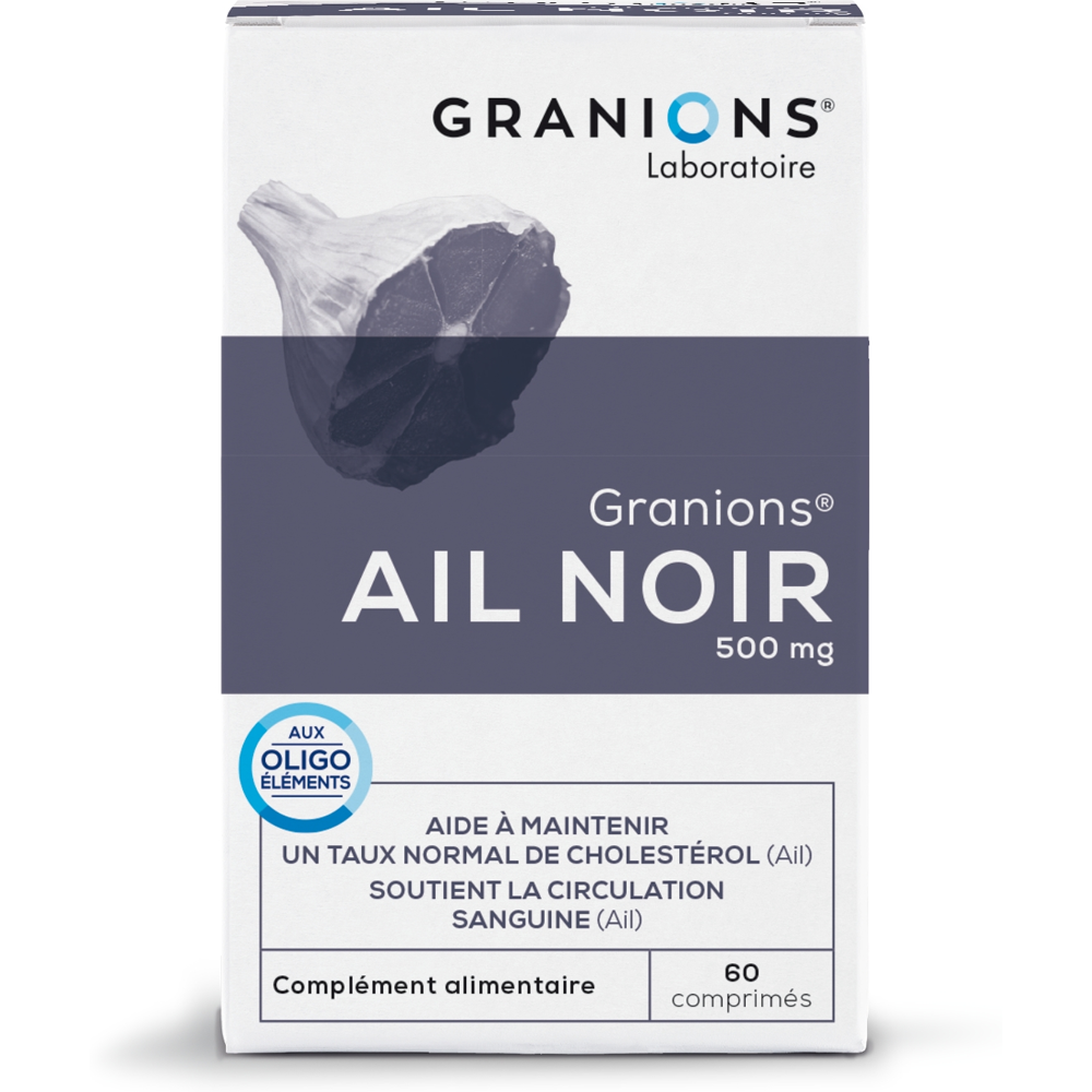 Granions ail noir 500 mg 60 comprimés