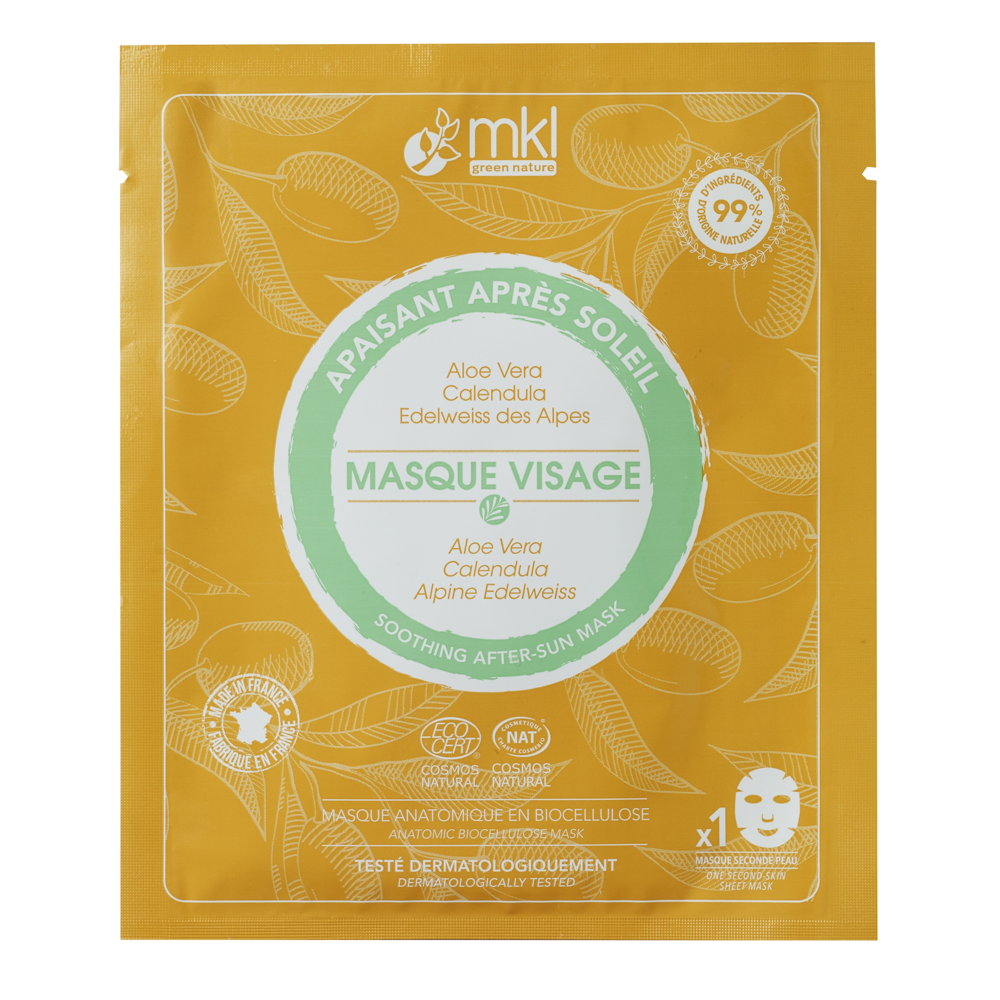 Masque Visage Apaisant après soleil