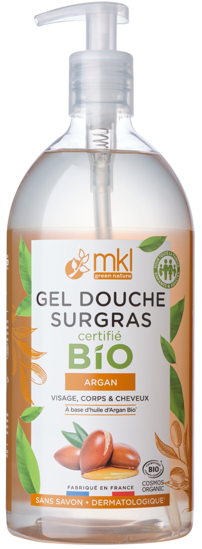 Gel douche Bio - Argan 1L