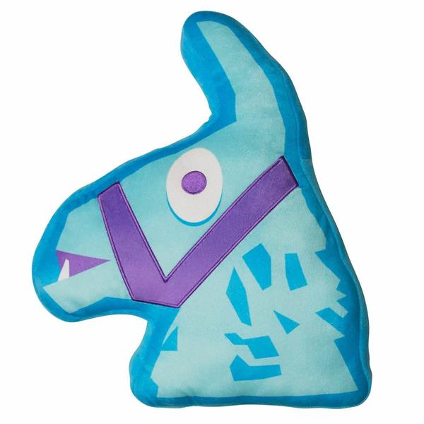 Coussin Fortnite forme lama blue 40 cm