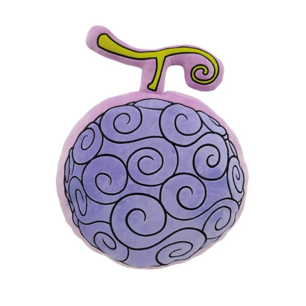 One Piece - Peluche Coussin Fruit Du Demon Gomu Gomu - 40 Cm