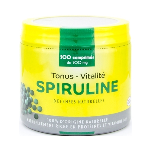 Spiruline défenses naturelles 500 comprimés