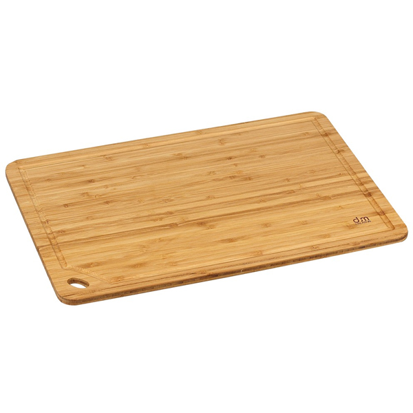Fackelmann 31810 Planche à Découper En Hêtre Avec Rigole - 40 X 26 X 1,5 Cm