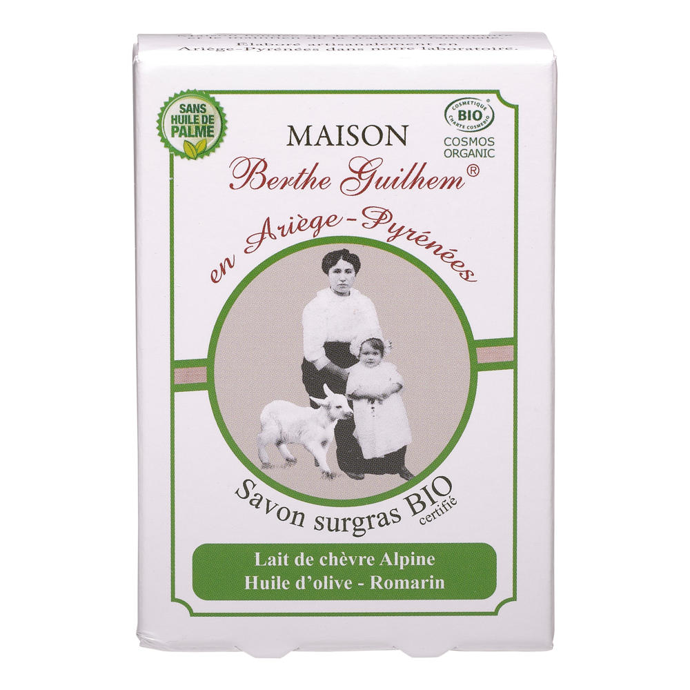 Savon Surgras bio Olive Romarin 100g