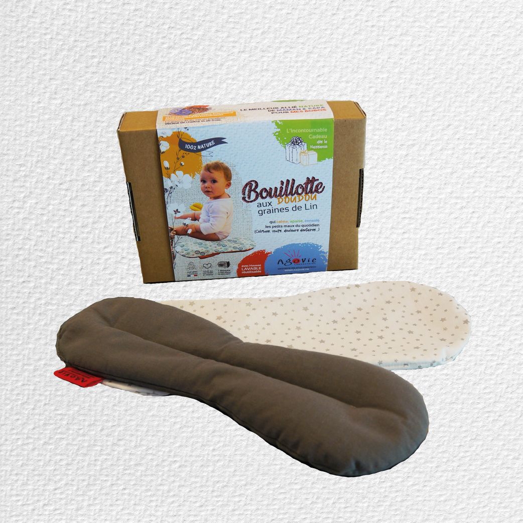 Bouillotte Doudou Cocooning Aux Graines De Lin