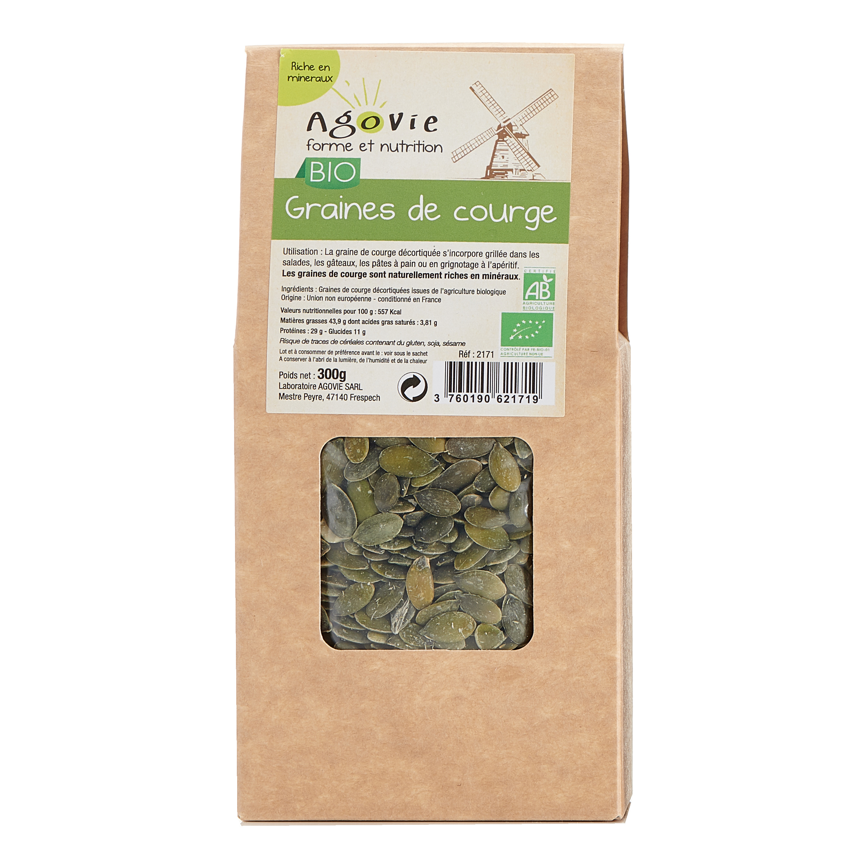 Graines de courge Bio 300g