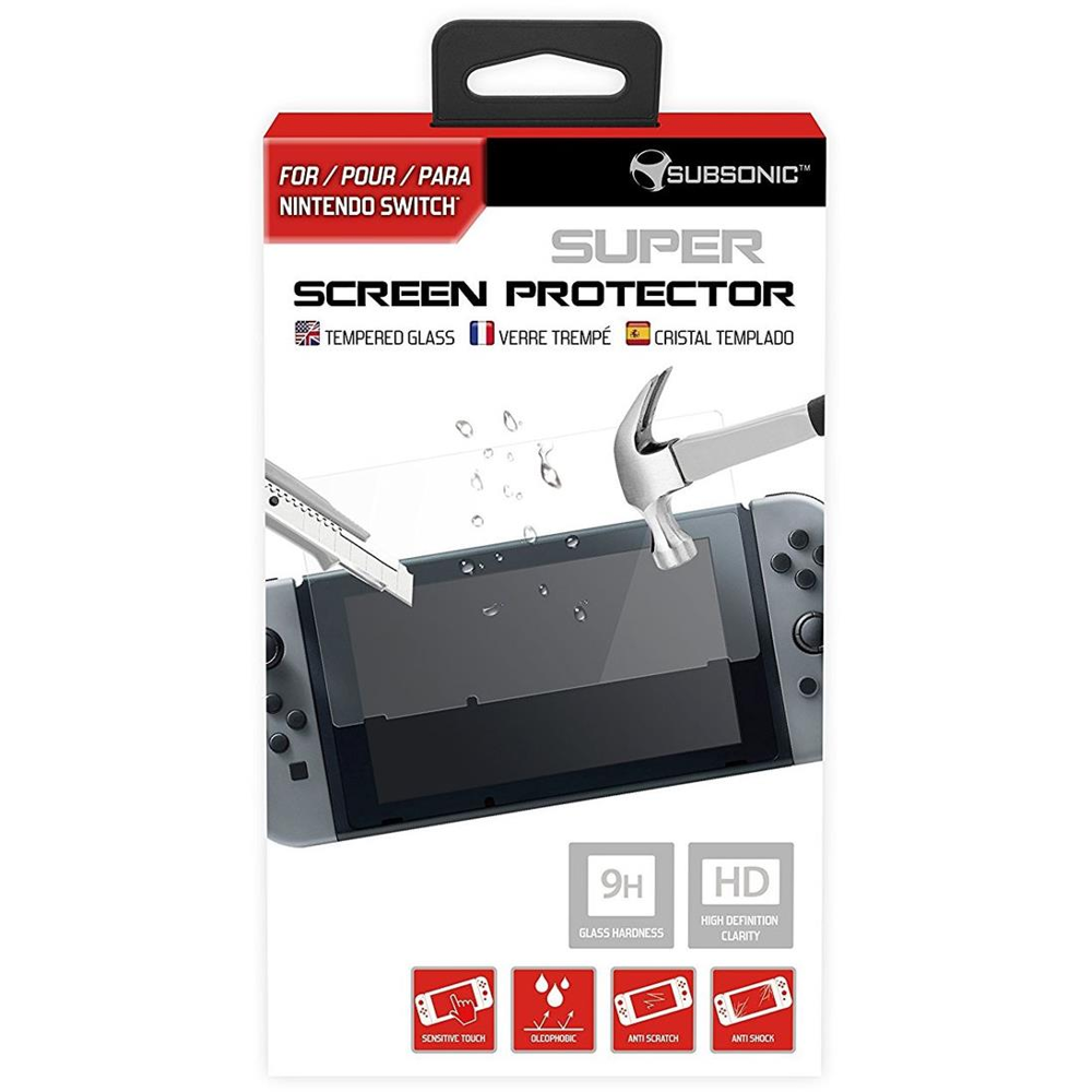 super screen protector tempered glass pour Nintendo Switch (SWITCH)