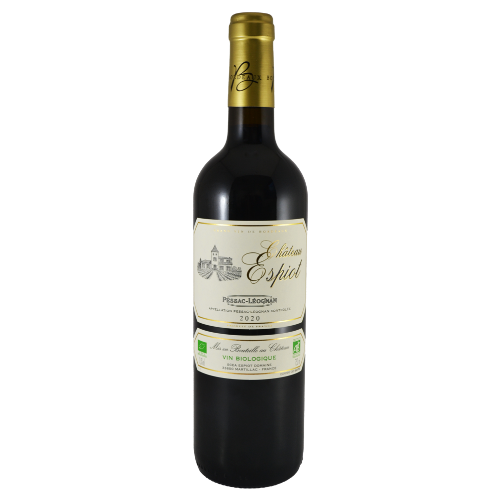 Château Espiot BIO, 2020 - Pessac-Léognan AOP - Rouge - 75 cl