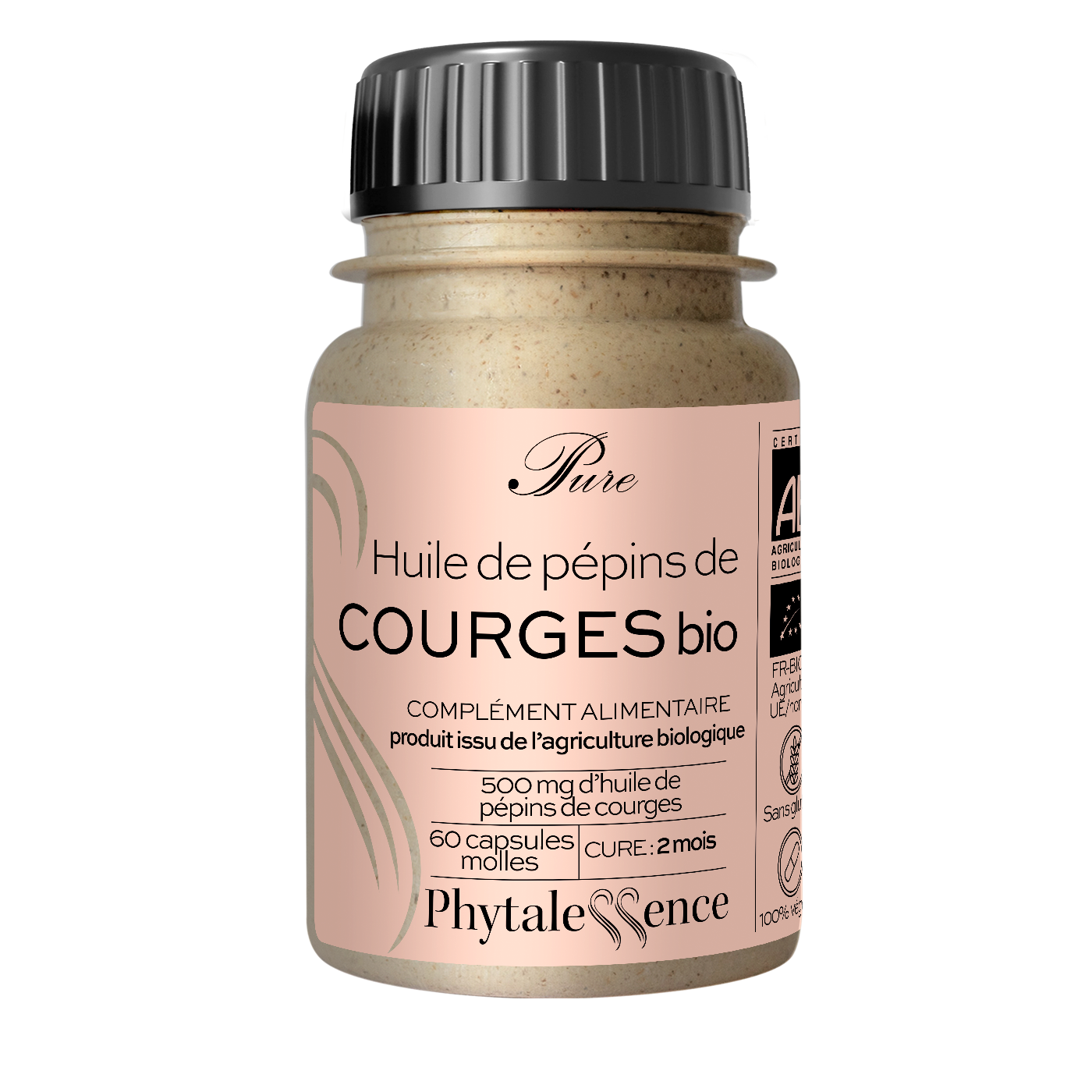 Huile de Pépins de Courge Bio 60 capsules