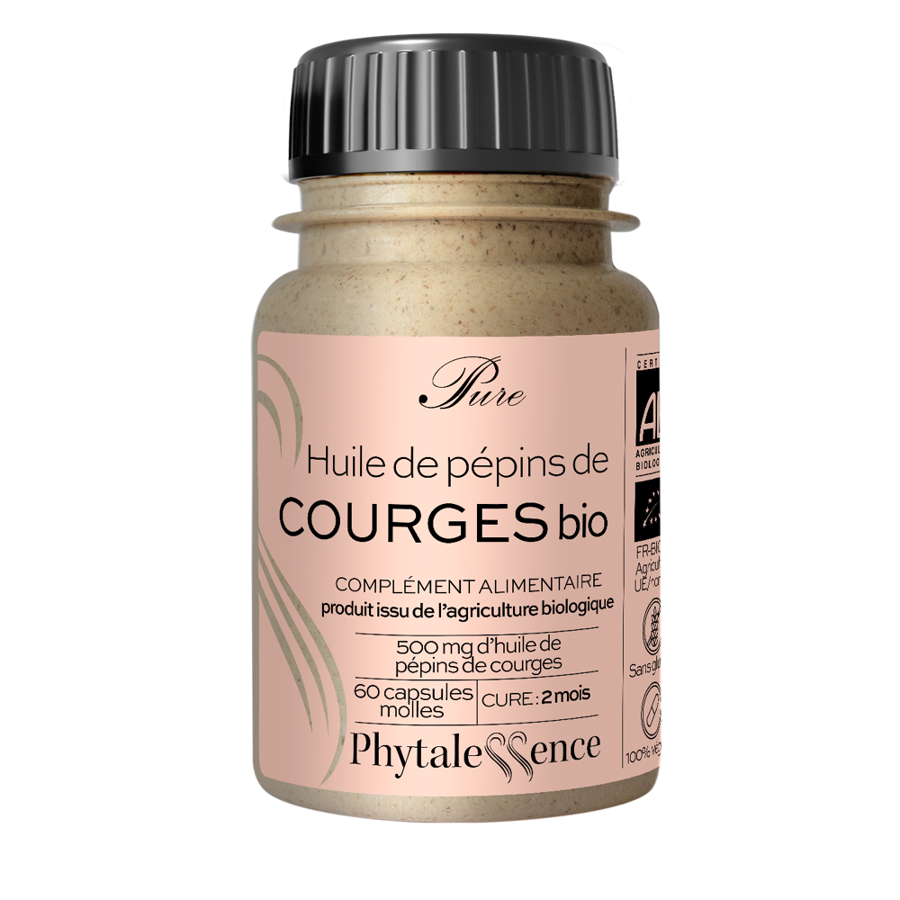 Huile de Pépins de Courge Bio 60 capsules