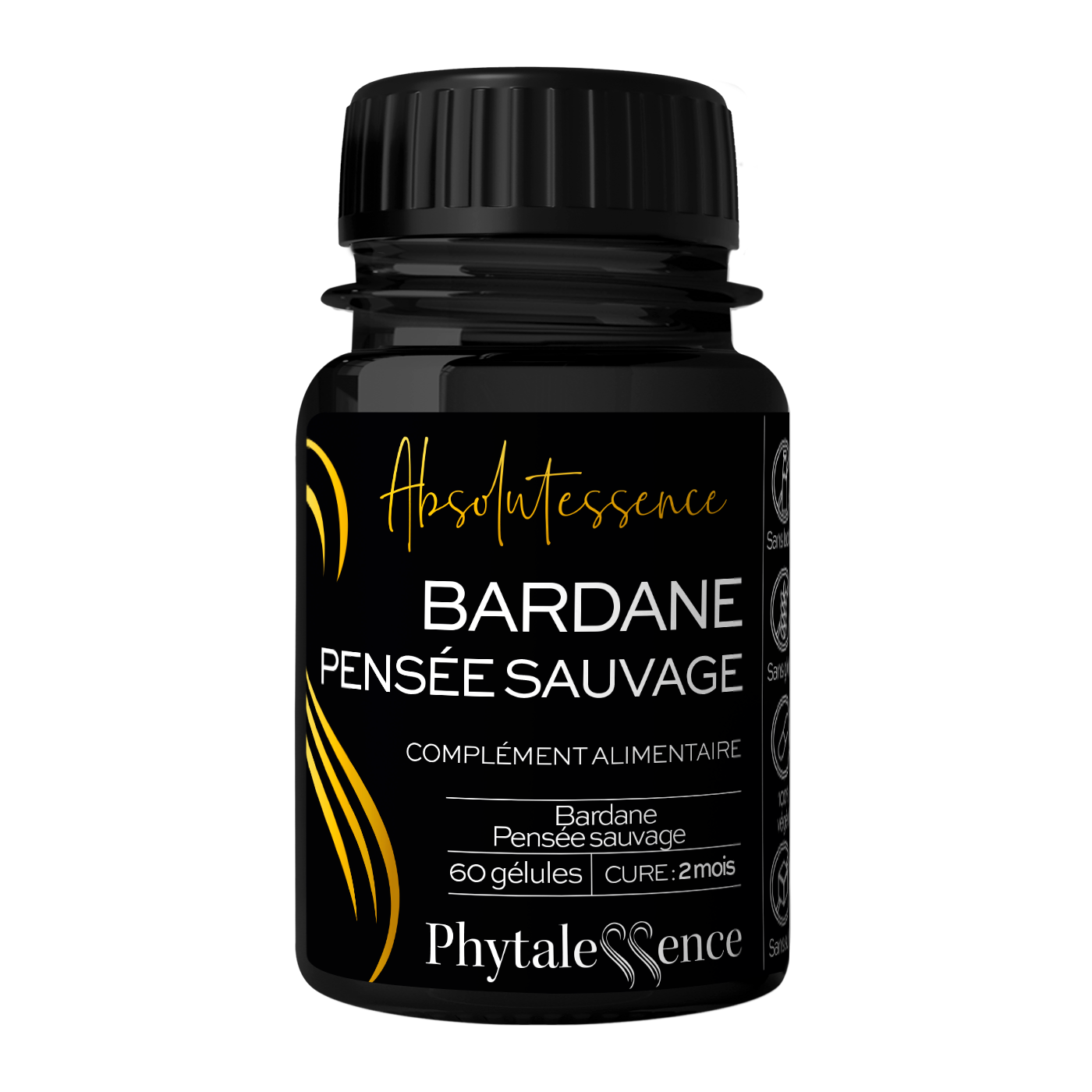 Bardane Pensée Sauvage Pissenlit 60 gélules