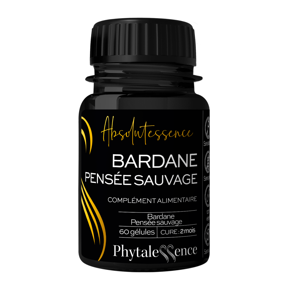 Bardane Pensée Sauvage Pissenlit 60 gélules