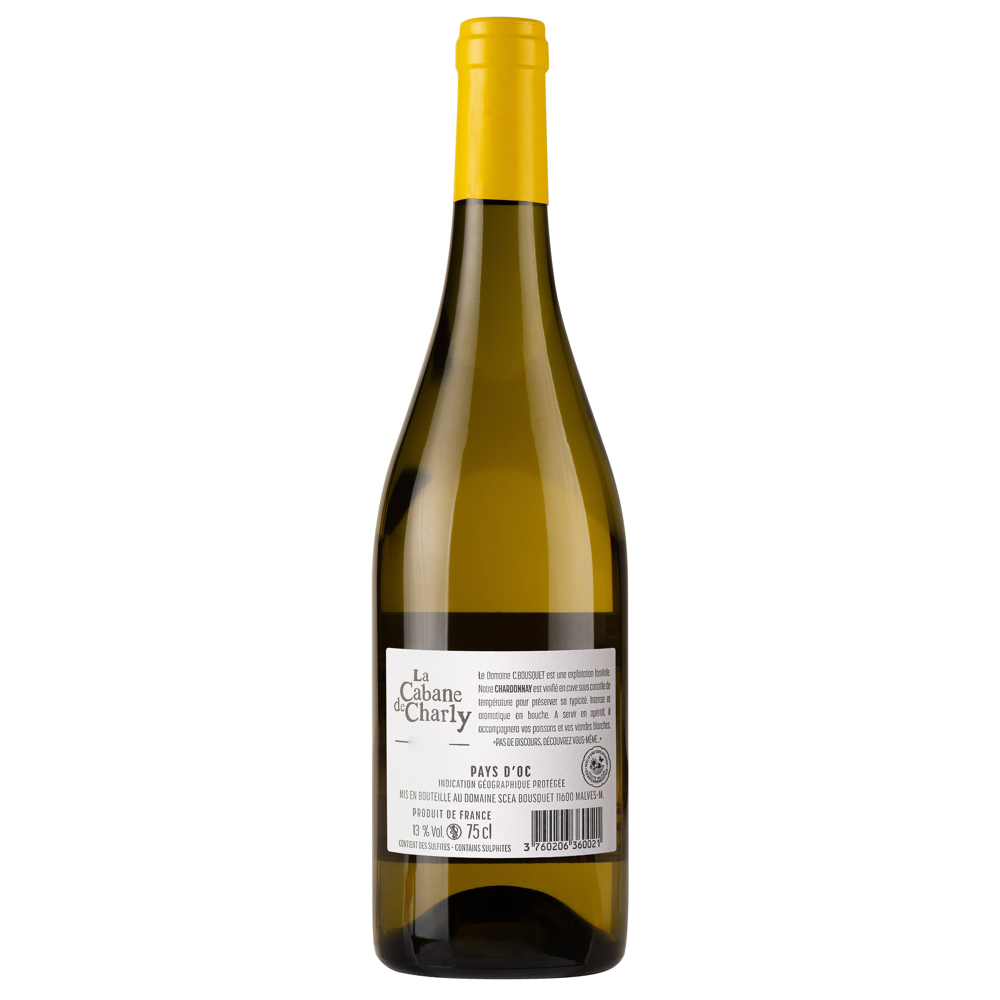Domaine C.Bousquet La Cabane de Charly, 2022 - Pays d'Oc IGP - Blanc Sec - 75 cl