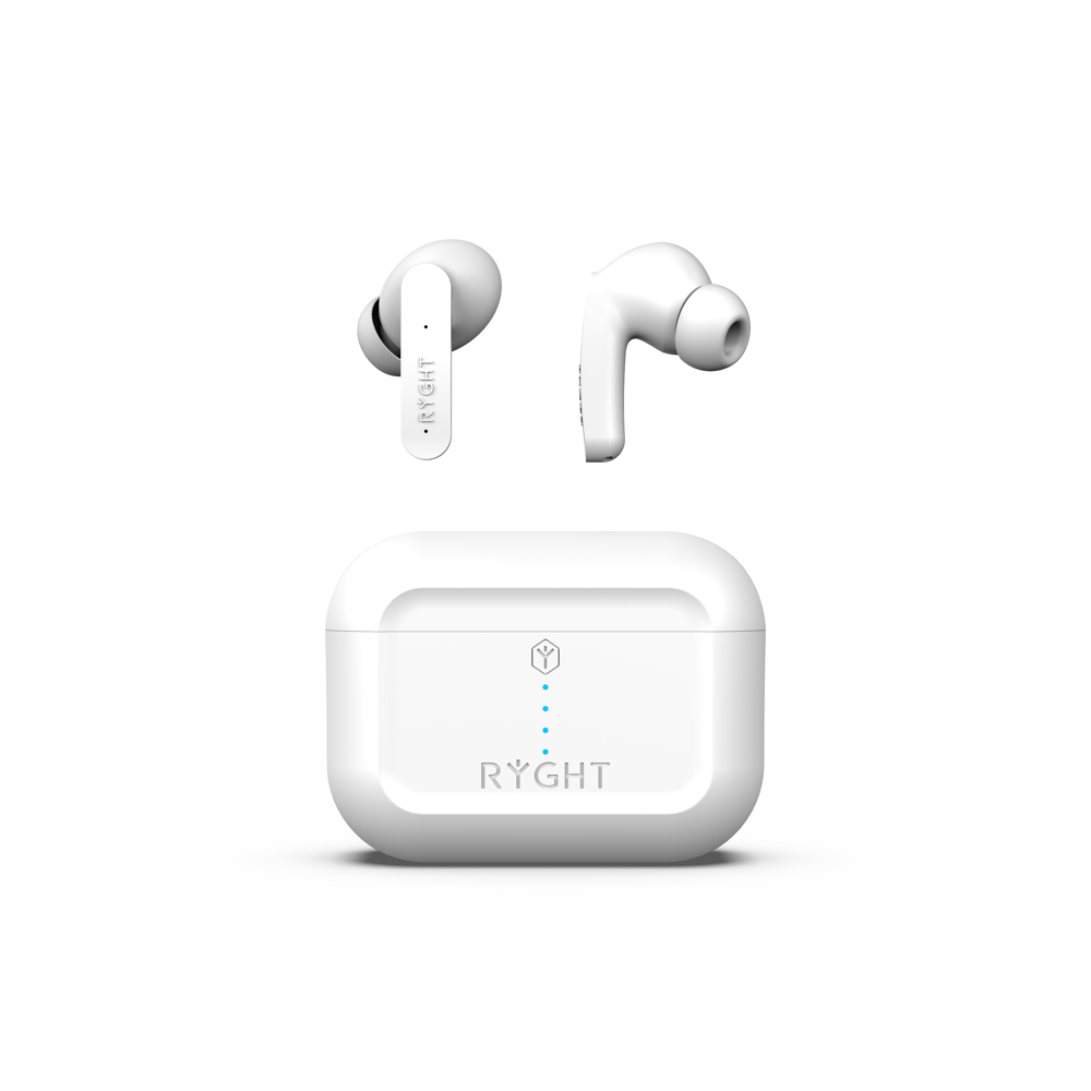 ECOUTEURS BLUETOOTH RYGHT PULSE ANC BLANC