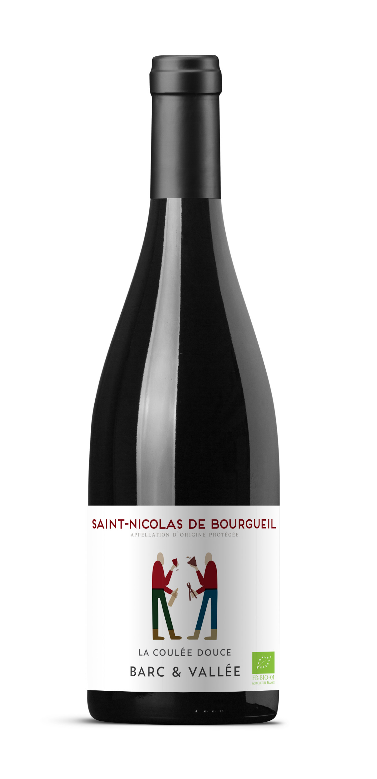 Complices de Loire Barc & Vallée La Coulée Douce BIO, 2021 - Saint Nicolas de Bourgueil AOP - Rouge 