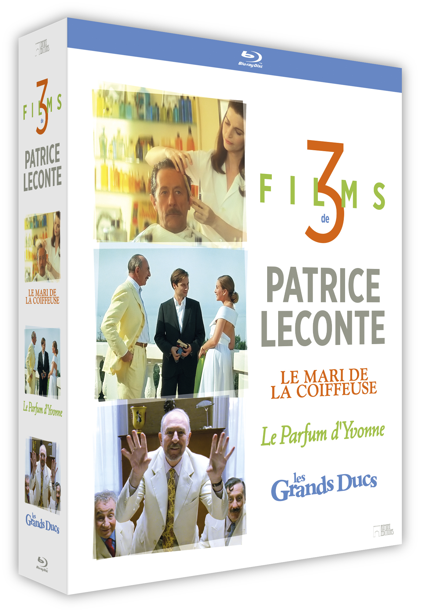 Patrice Leconte - 3 films : Le mari de la coiffeuse + Les grands ducs + Le parfum d'Yvonne