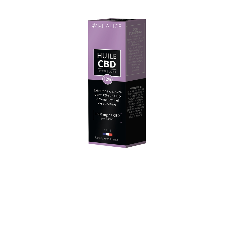 Huile CBD 12% Khalice 15ml