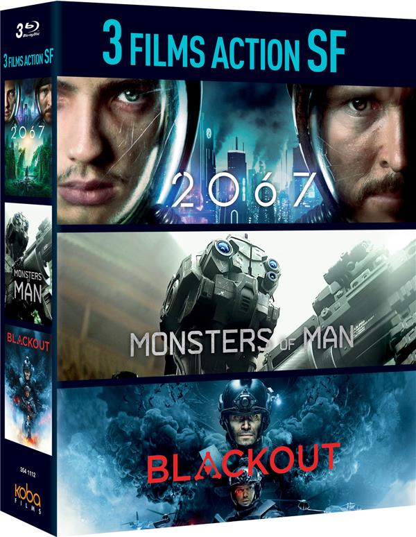 Action SF - Coffret 3 films : 2067 + Monsters of Man + Blackout