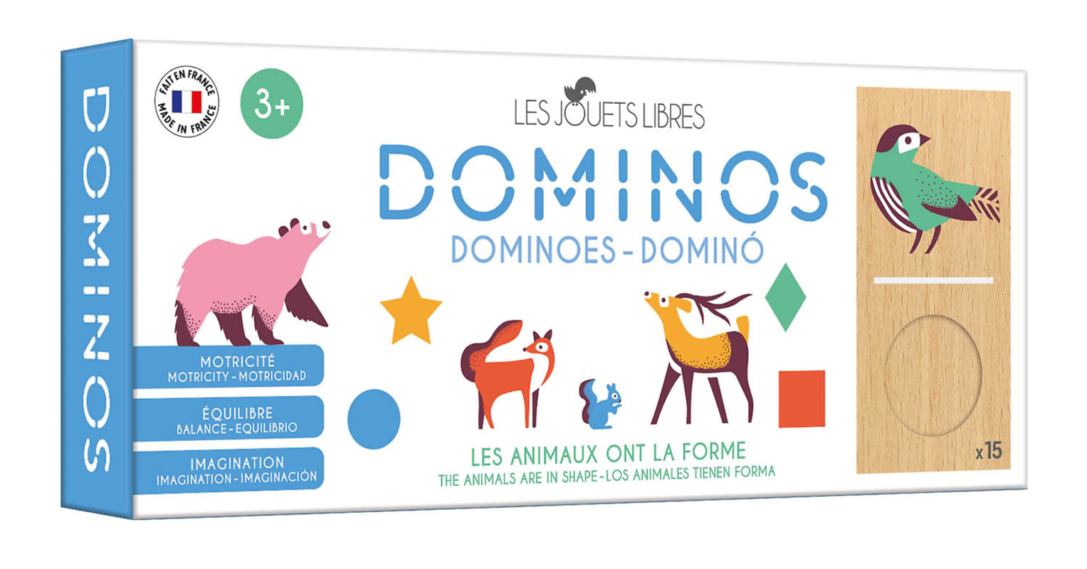 Dominos : les animaux ont la forme (Coffret)