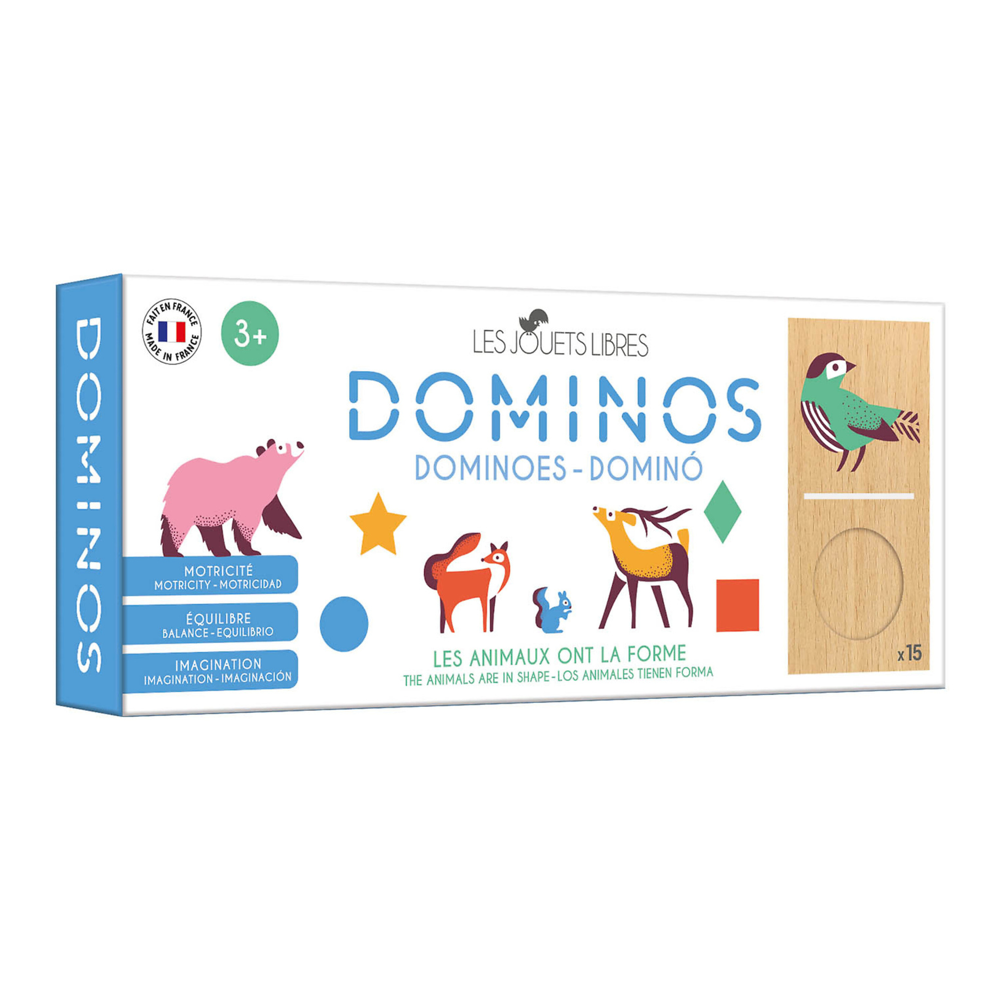 Dominos : les animaux ont la forme (Coffret)