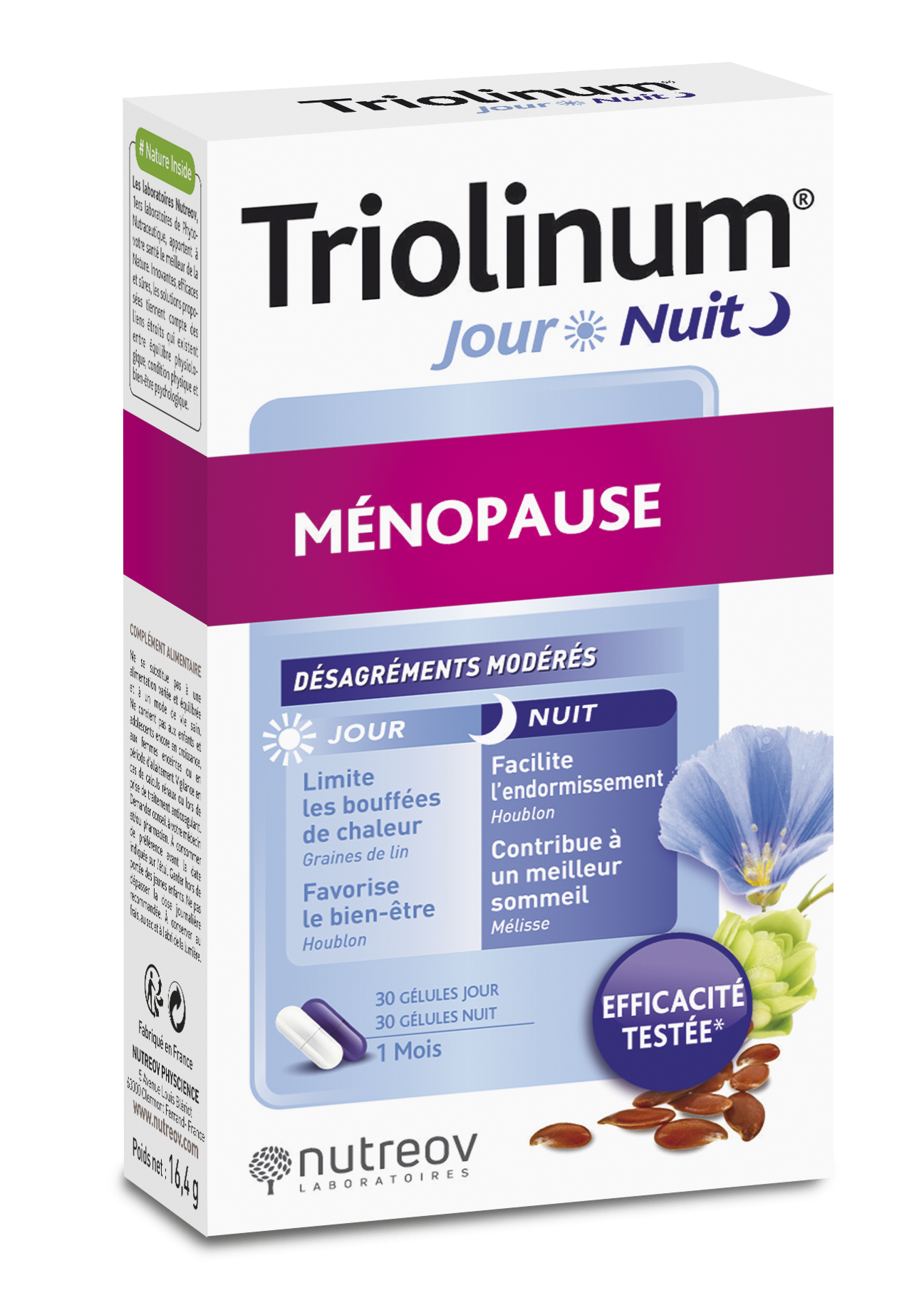 Triolinum mépopause 30 gélules jour et 30 gélules nuit