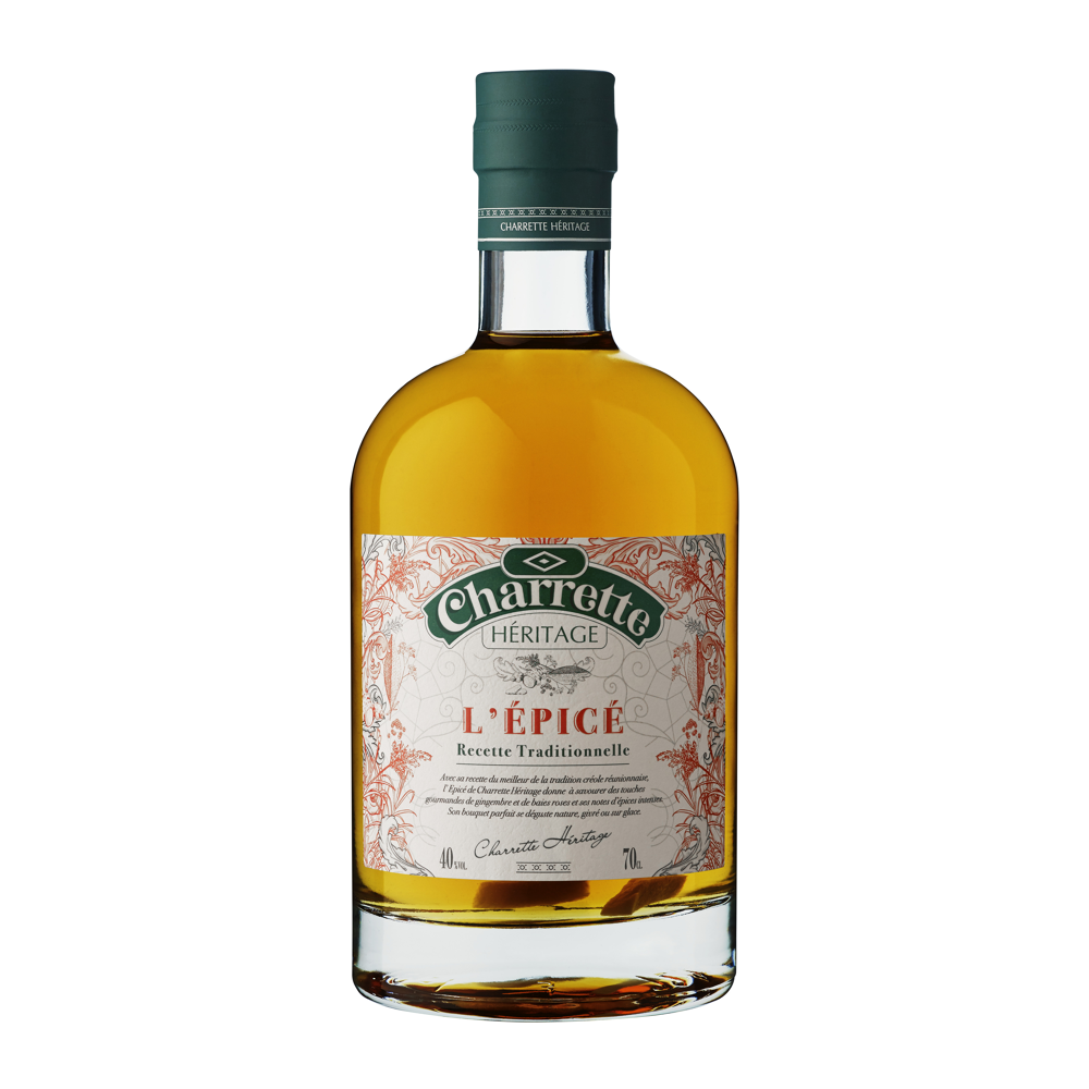 Charrette Héritage L'Épicé - Réunion, 40% vol. - 70 cl
