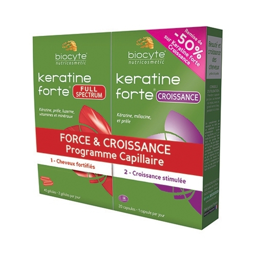 Duopack keratine croissance & full spectrum