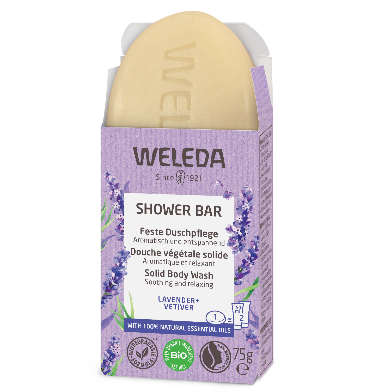 Douche Végétale Solide Lavender & Vetiver