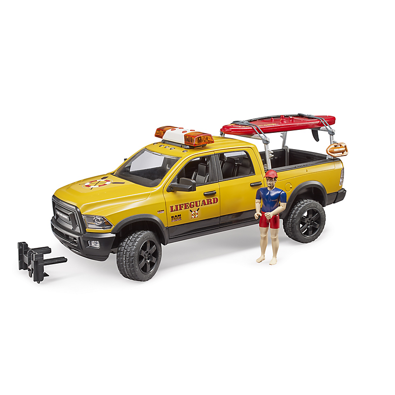 Véhicule Ram 2500 Power Wagon Lifeguard, Avec Sauveteur, Paddle, Et Acc.