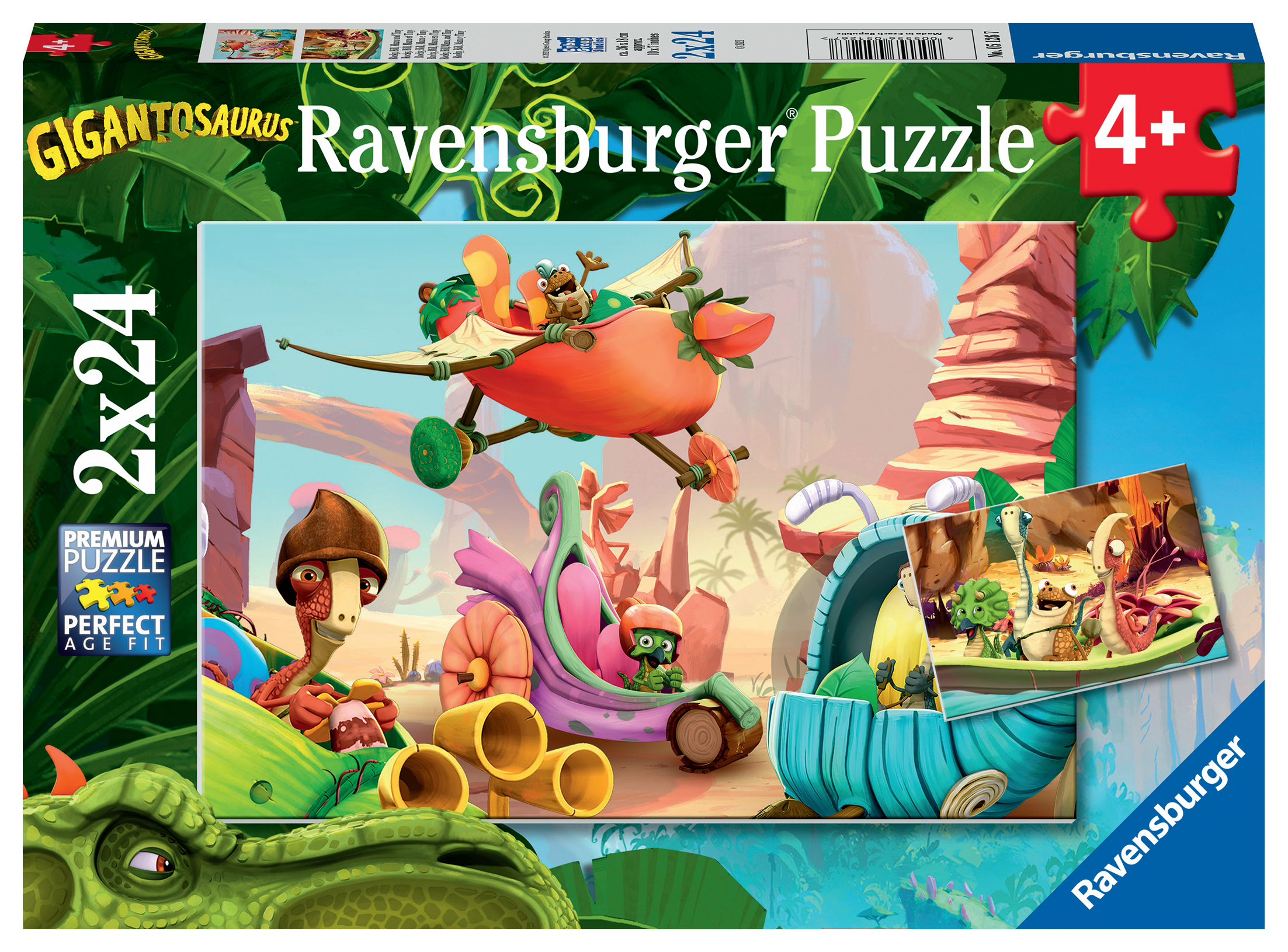Puzzles 2X24 P - Rocky, Bill, Mazu Et Tiny / Gigantosaurus - Gigantosaurus