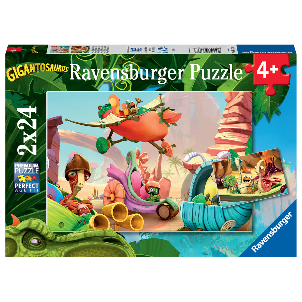 Puzzles 2X24 P - Rocky, Bill, Mazu Et Tiny / Gigantosaurus - Gigantosaurus
