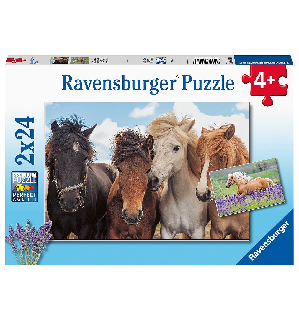 Puzzles 2x24 p - L'amour des chevaux