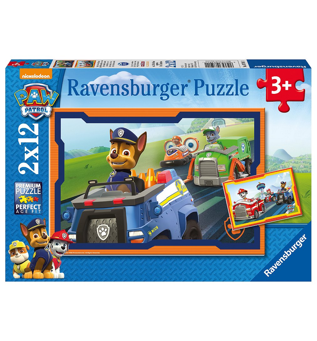 Puzzles 2X12 P - La Pat'patrouille En Action - Paw: Paw Patrol Core