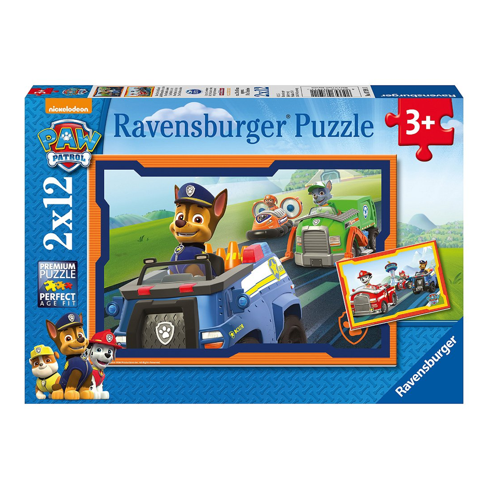 Puzzles 2X12 P - La Pat'patrouille En Action - Paw: Paw Patrol Core