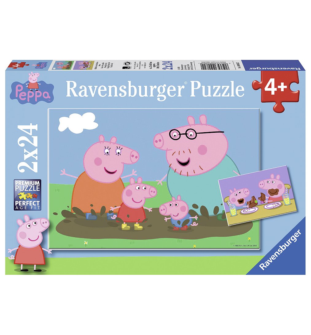 Puzzles 2X24 P - La Vie De Famille / Peppa Pig - Pp: Peppa Pig