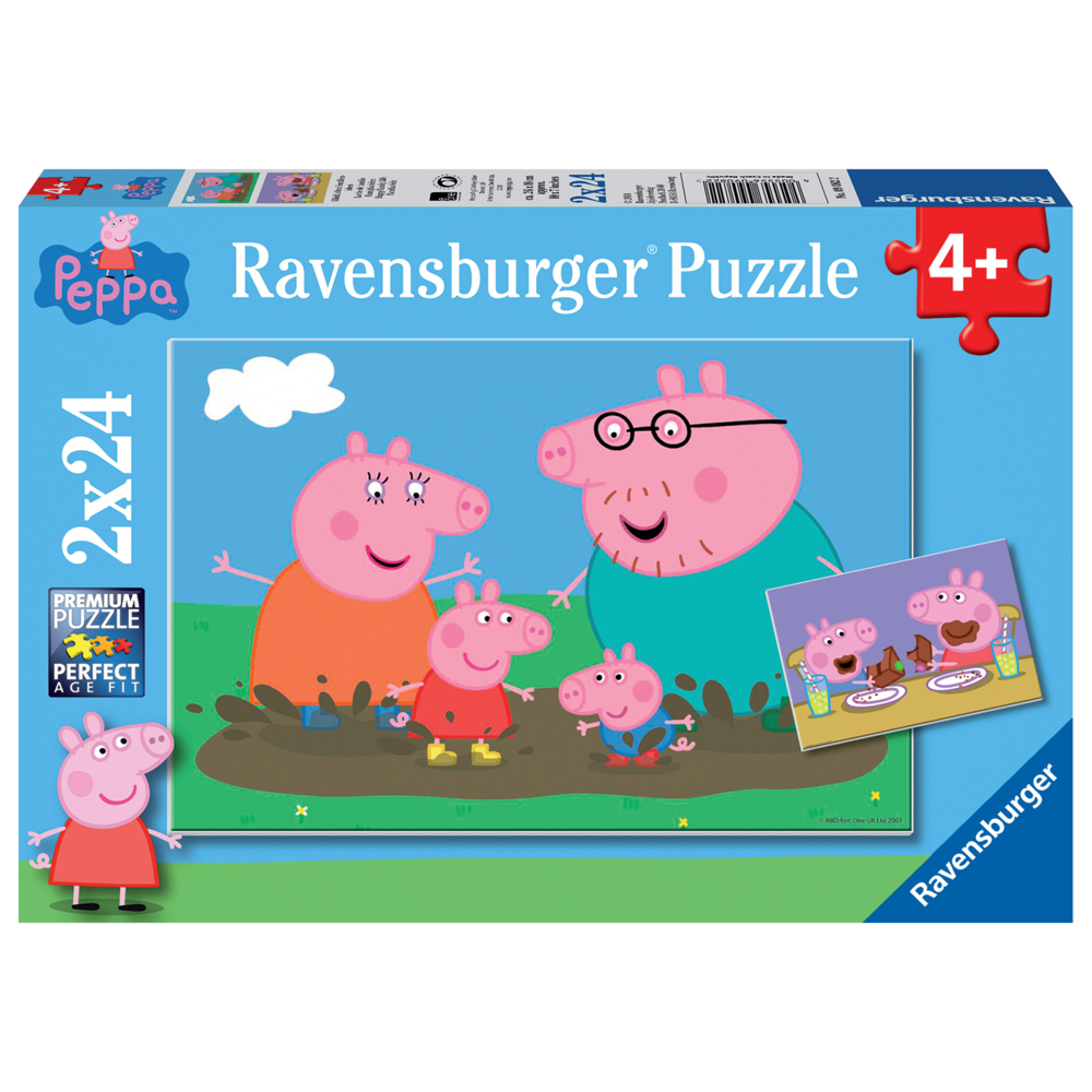 Puzzles 2X24 P - La Vie De Famille / Peppa Pig - Pp: Peppa Pig