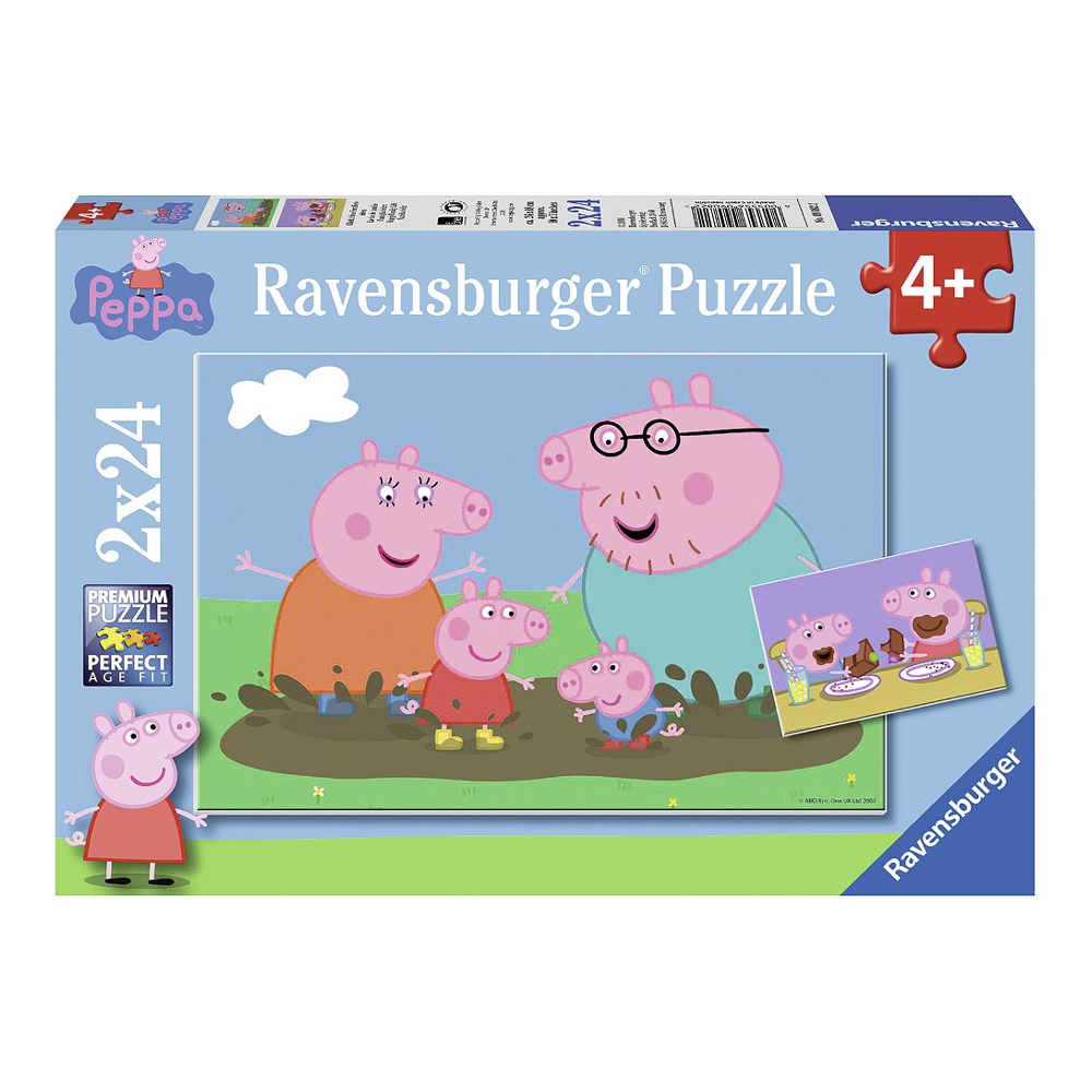 Puzzles 2X24 P - La Vie De Famille / Peppa Pig - Pp: Peppa Pig