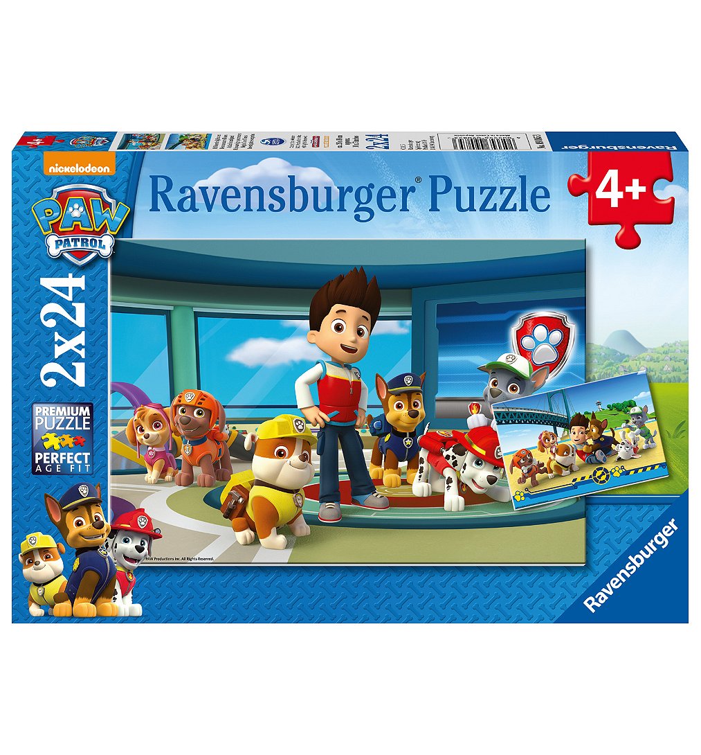 Puzzles 2x24 p - Des museaux efficaces / Pat'Patrouille