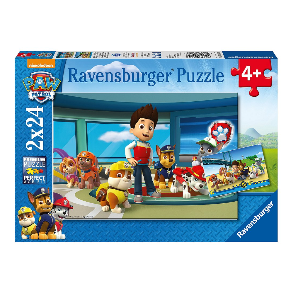 Puzzles 2x24 p - Des museaux efficaces / Pat'Patrouille