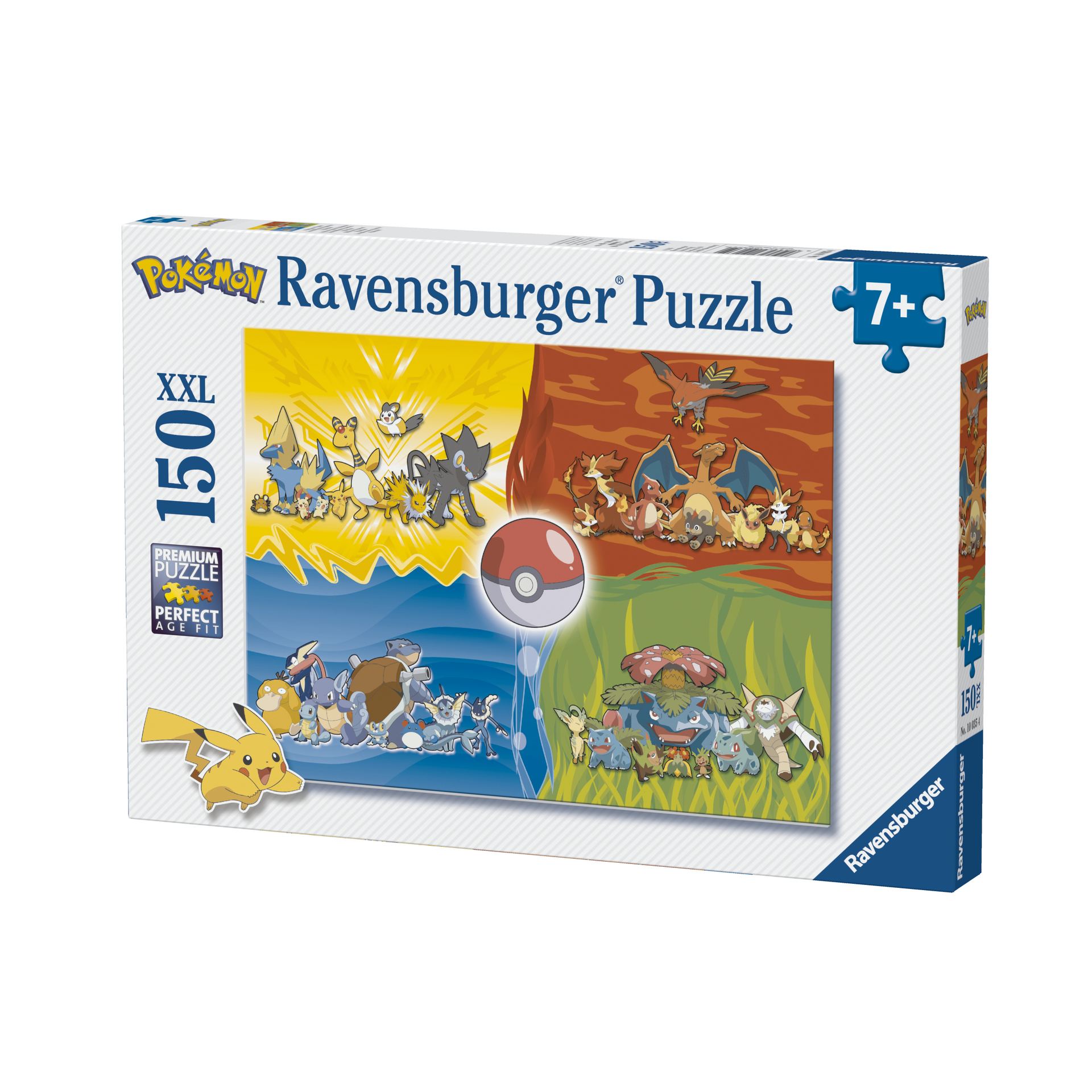 Puzzle 150 P Xxl - Les Différents Types De Pokémon - Pokemon