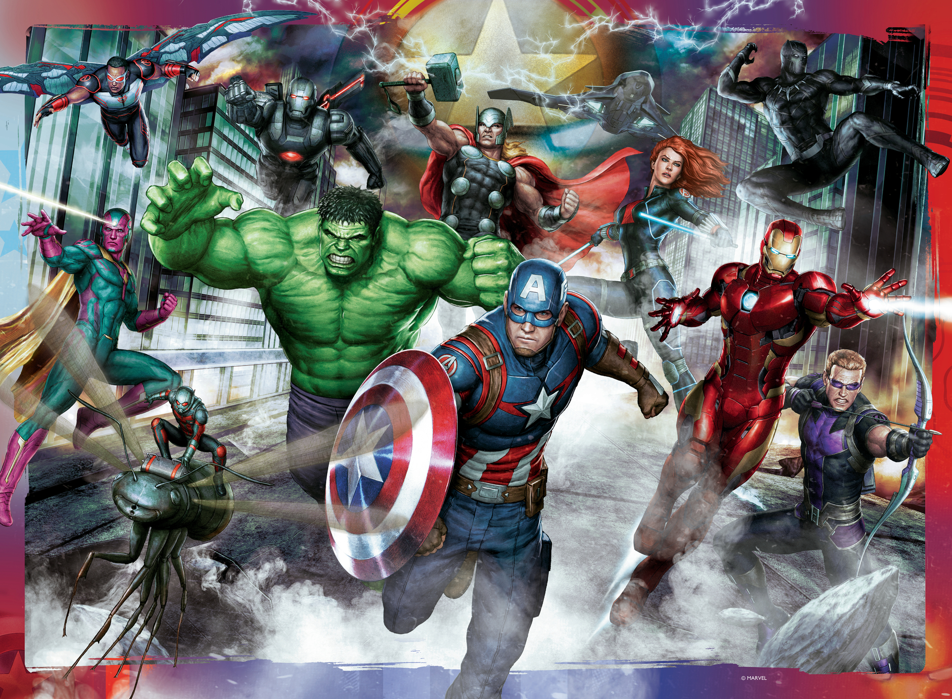 Puzzle 100 P Xxl - Les Plus Grands Héros / Marvel Avengers - Avengers