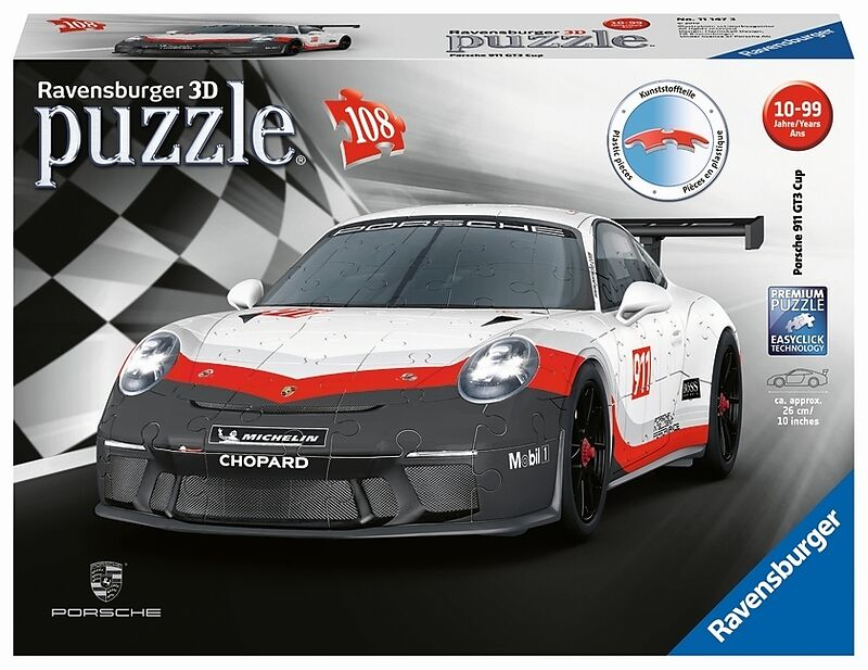 Puzzle 3D Porsche 911 Gt3 Cup - Porsche 911 R