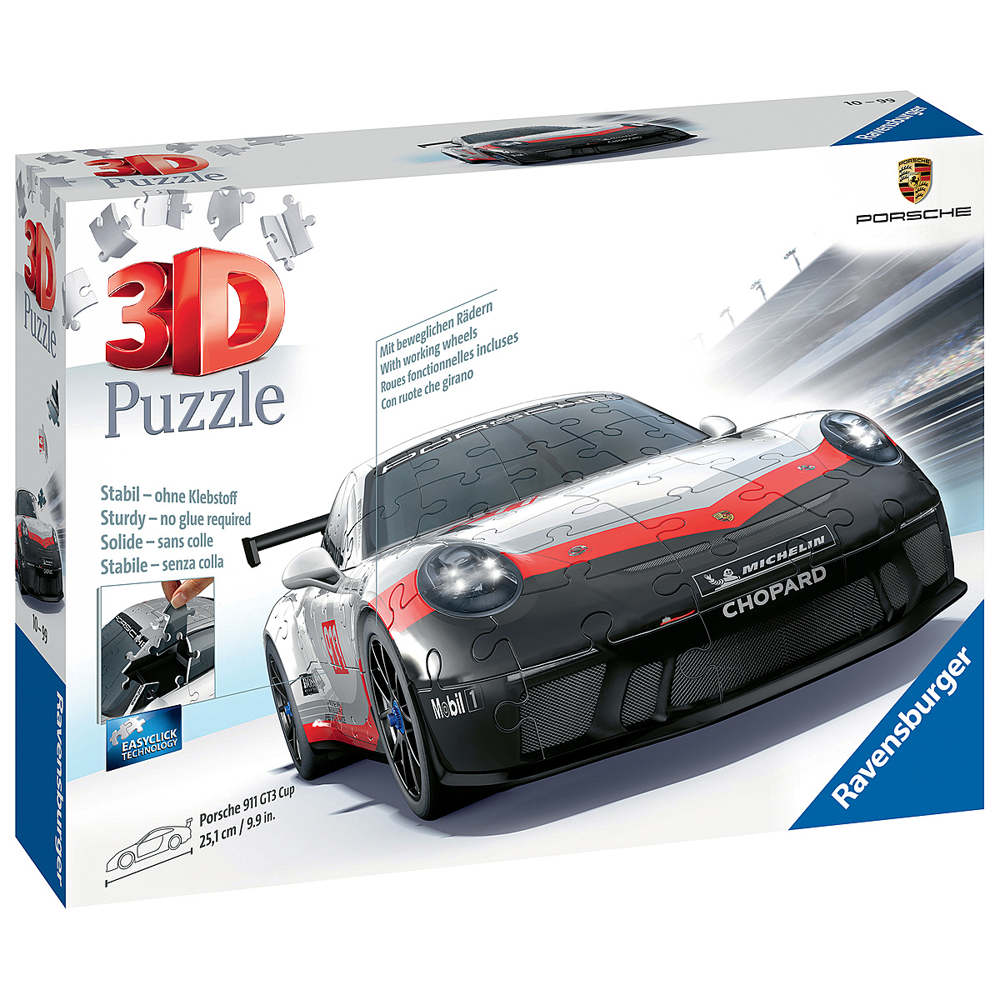 Puzzle 3D Porsche 911 Gt3 Cup - Porsche 911 R