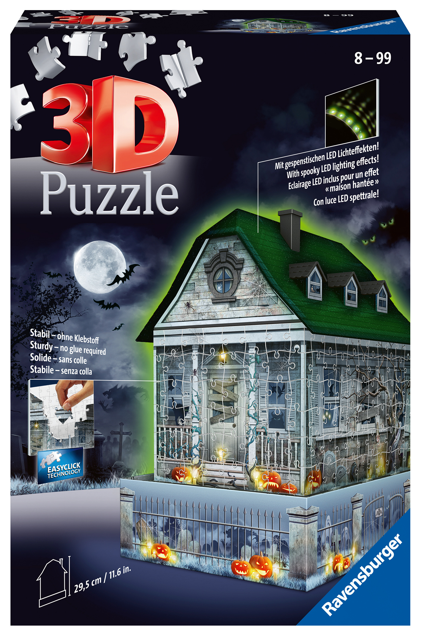 Puzzle 3D Maison hantée d'Halloween