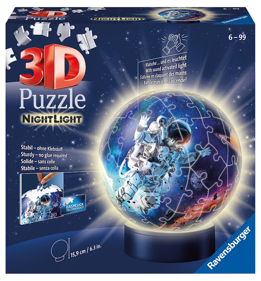 Puzzle 3D Ball 72 P Illuminé - Les Astronautes